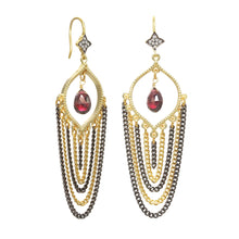 Load image into Gallery viewer, Mixed Metal Chandelier Earring