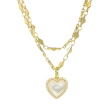 Load image into Gallery viewer, Mother of Pearl Pendant Necklace