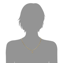 Load image into Gallery viewer, Peace Sign Diamond Pendant Necklace