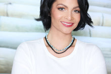 Load image into Gallery viewer, Black Onyx Heishi Necklace