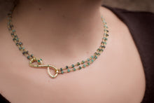 Load image into Gallery viewer, Emerald Snake Necklace