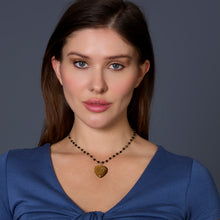Load image into Gallery viewer, Evil Eye Carved Tigers Eye Pendant Necklace