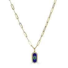 Load image into Gallery viewer, Mini Blue Lapis Dog Tag Necklace