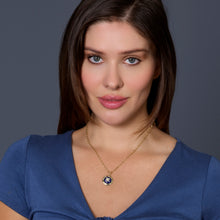 Load image into Gallery viewer, Blue Lapis Compass Necklace