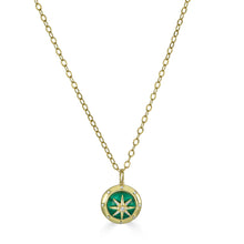 Load image into Gallery viewer, Malachite Compass Necklace