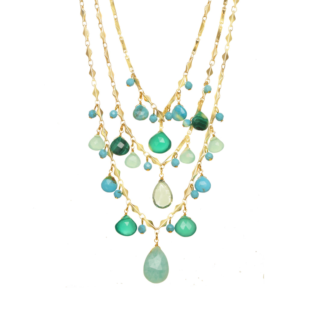 Ocean Breeze Bib Necklace