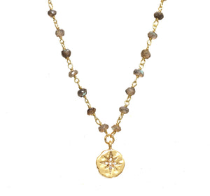 Labradorite Celestial Charm Necklace