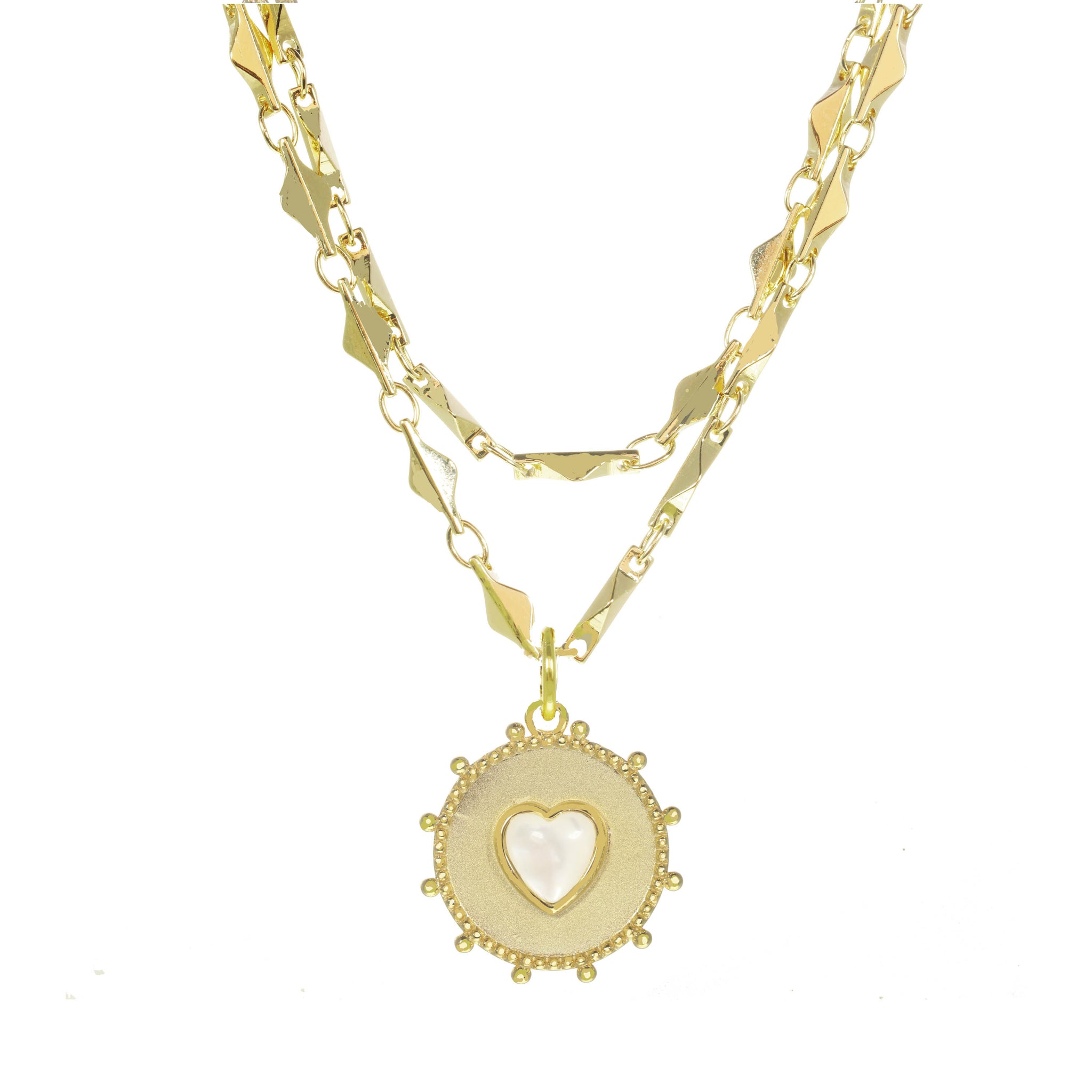 Medallion Heart Necklace