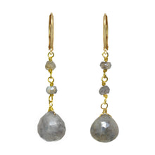 Load image into Gallery viewer, Silverite Linear Earring