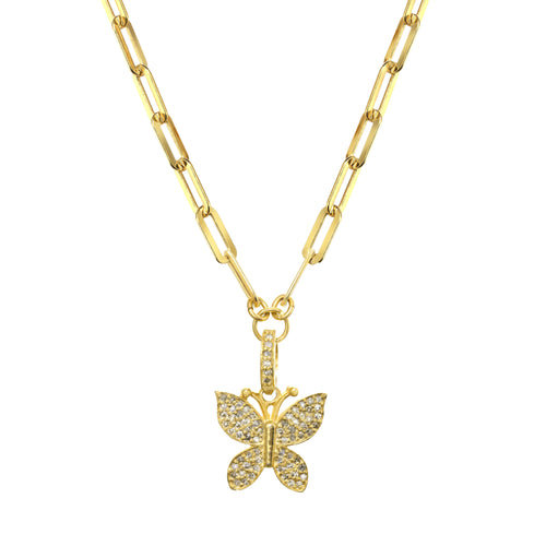 Beautiful Butterfly Diamond Pendant