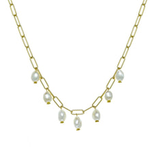 Load image into Gallery viewer, Pearl Bauble Necklace