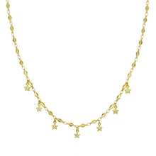 Load image into Gallery viewer, Dainty Star Droplet Necklace