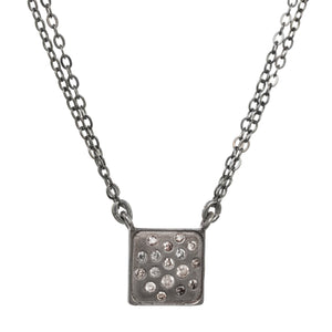 Petite Chocolate Diamond Pendant Necklace