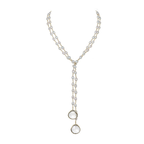 Pearl Lariat Necklace