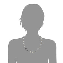 Load image into Gallery viewer, Silverite and Diamond Clasp Necklace