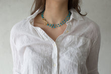 Load image into Gallery viewer, Turquoise Slinky Snake Necklace