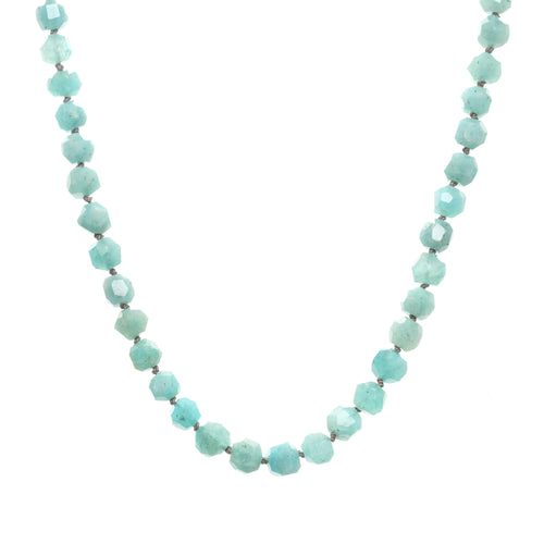 Amazonite Knotted Necklace