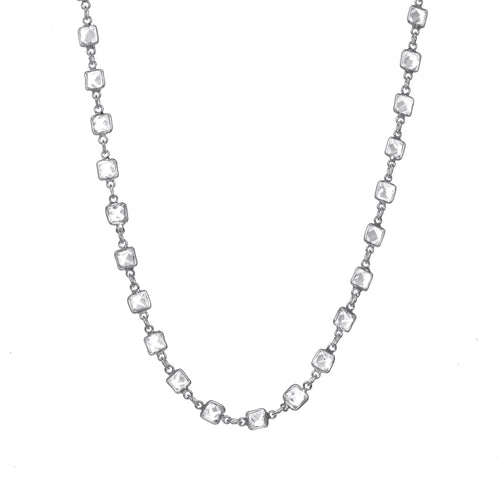 Shimmer and Shine Bezel Necklace