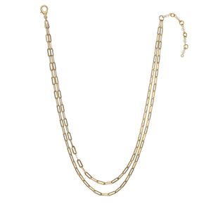 Gold Link Best Selling Paperclip Necklace