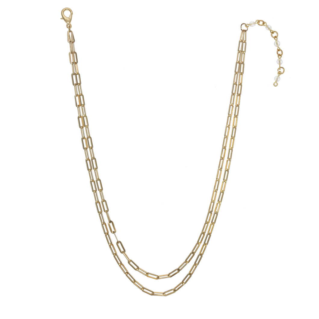 Gold Link Best Selling Paperclip Necklace