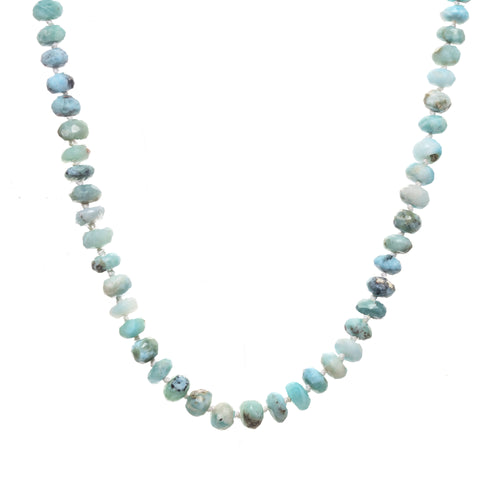 Larimar Rondelle Necklace