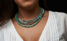 Load image into Gallery viewer, Amazonite Knotted Necklace