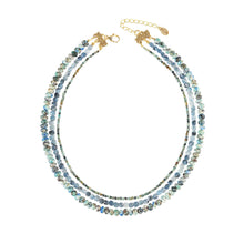 Load image into Gallery viewer, Layers of Blue Necklace