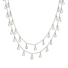 Load image into Gallery viewer, Sterling Silver Raindrop Necklace