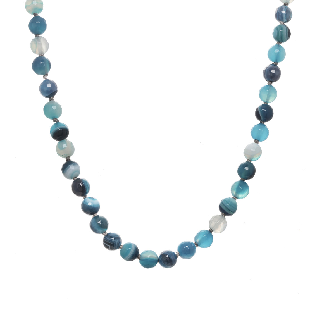 Oceanside Blue Agate Necklace