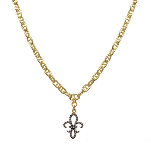 Fleur de lis Pendant Necklace