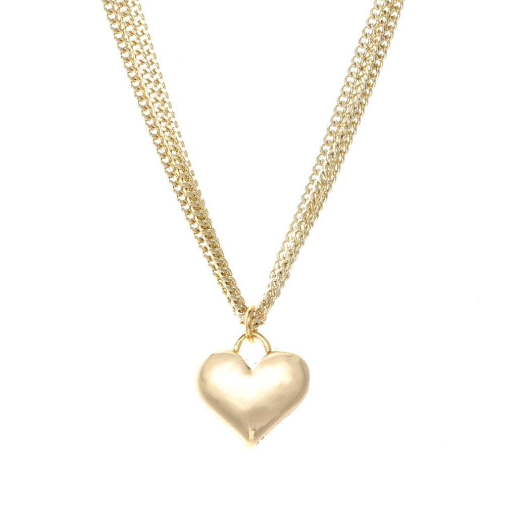 Gold Sweetheart Heart Necklace