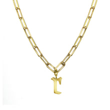 Load image into Gallery viewer, Gothic Initial Necklace