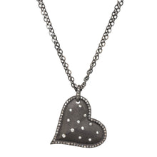 Load image into Gallery viewer, Hanging Heart Diamond Necklace