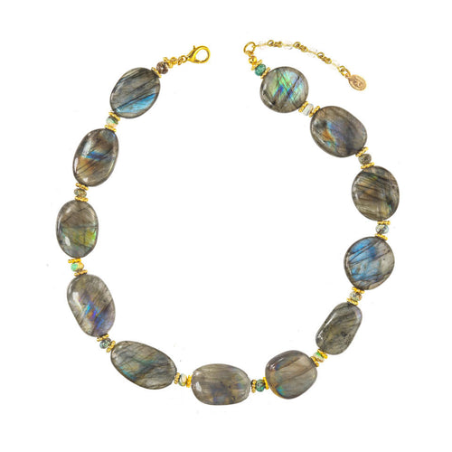 Labradorite Oval Necklace