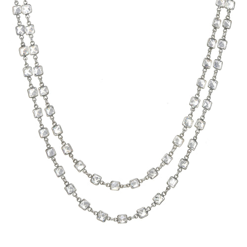 Double Row Shimmer Necklace