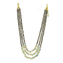 Load image into Gallery viewer, Labradorite and Flourite Shimmer Necklace