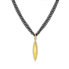 Load image into Gallery viewer, Mixed Metal Pave Diamond Necklace