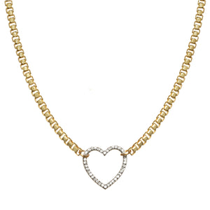 Heart Connector Necklace
