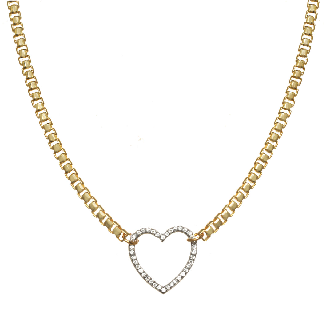 Heart Connector Necklace