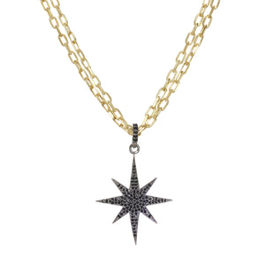Sparkling Starburst Pendant Necklace