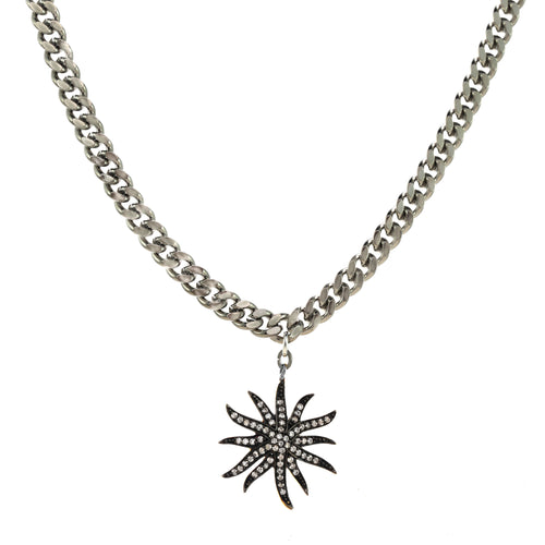 Sparkling Starburst Pendant