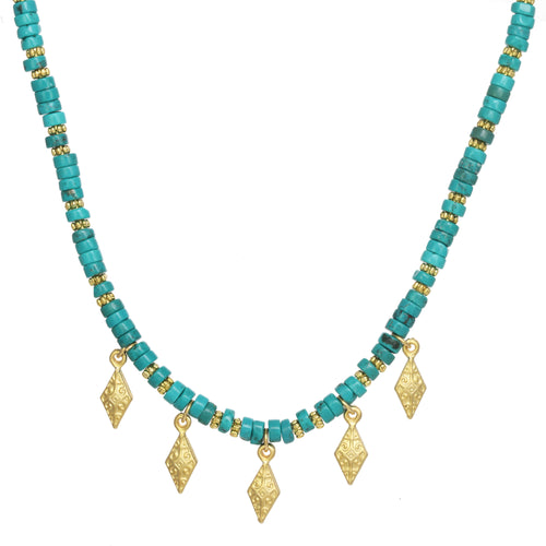 Turquoise Tribal Necklace