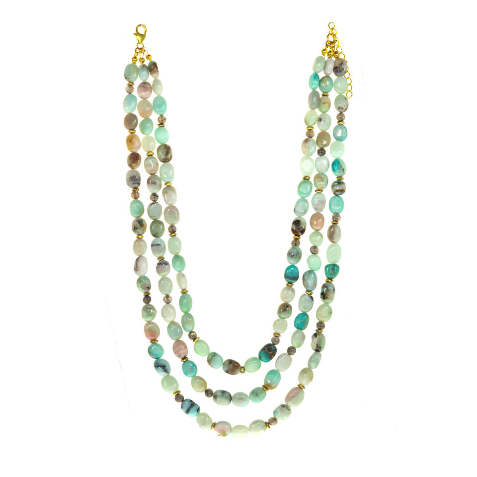 Opal on sale layered necklace